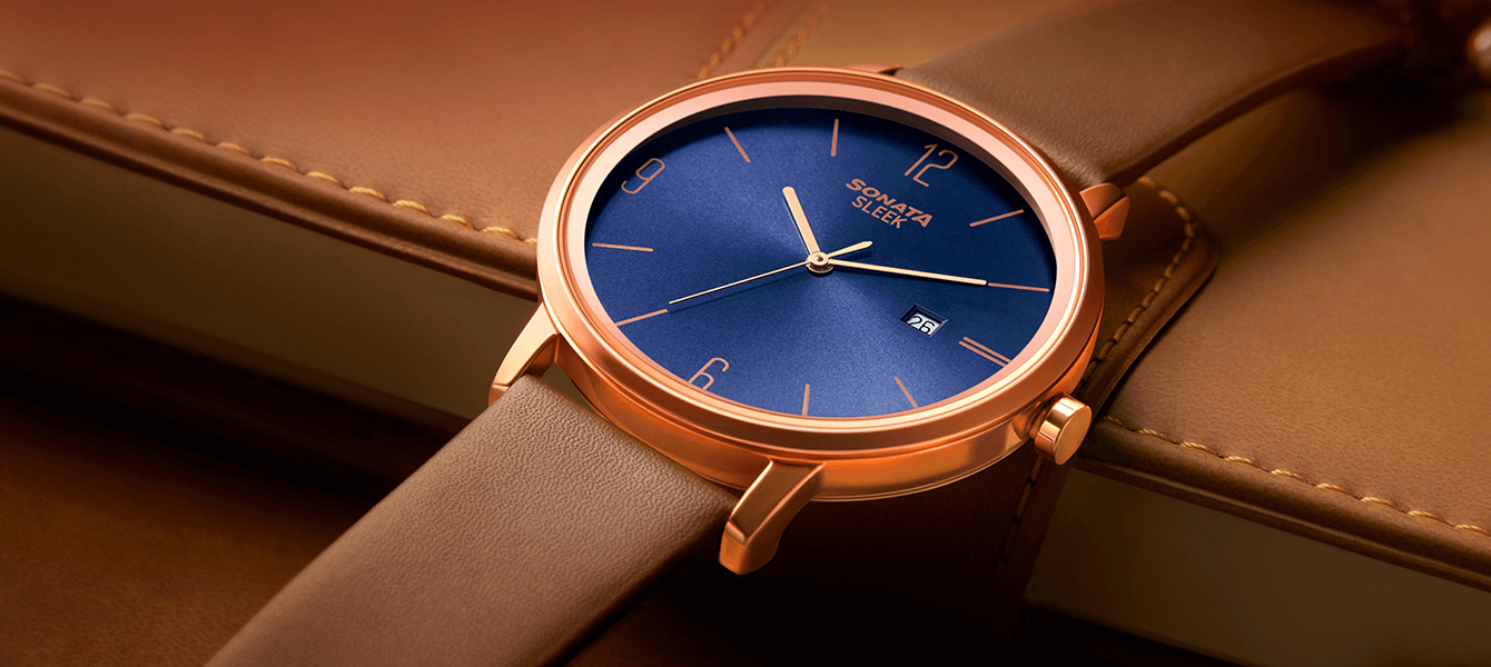 Sleek Collection The Ultra Slim watches by Sonata Titan Company